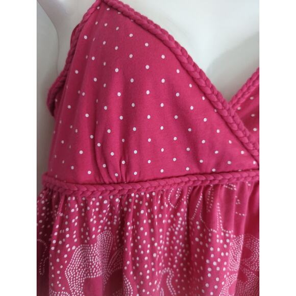 Aeropostale Pink & White Floral Empire Waist  Mini Dress SMALL NWT Hawaiian Boho - Picture 5 of 12